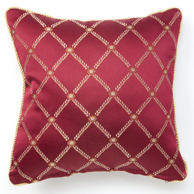 Bedford Embroidered Reversible Throw Pillow