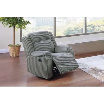 Fauteuil inclinable en velours côtelé 1 pièce