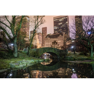 Anika Gapstow Bridge - Wrapped Canvas Print