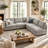 5 Piece Modular Sectional Sofa-206938020