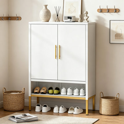 Shoe Storage Cabinet With Adjustable Shelves