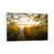 White Floater Framed