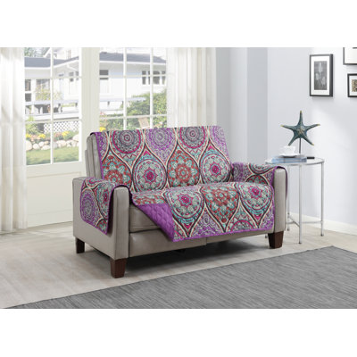 Tamara Polyester T-Cushion Loveseat Slipcover