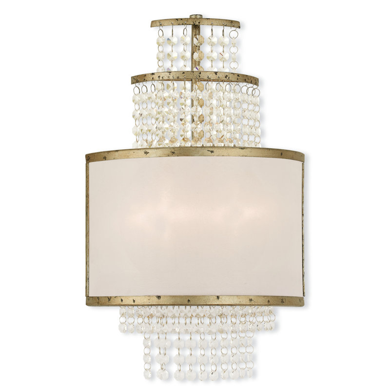 Ruggles Steel Wall Sconce, Winter Gold