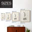 Impression florale vintage encadrée CECXIX - bois massif-84188831-84188827