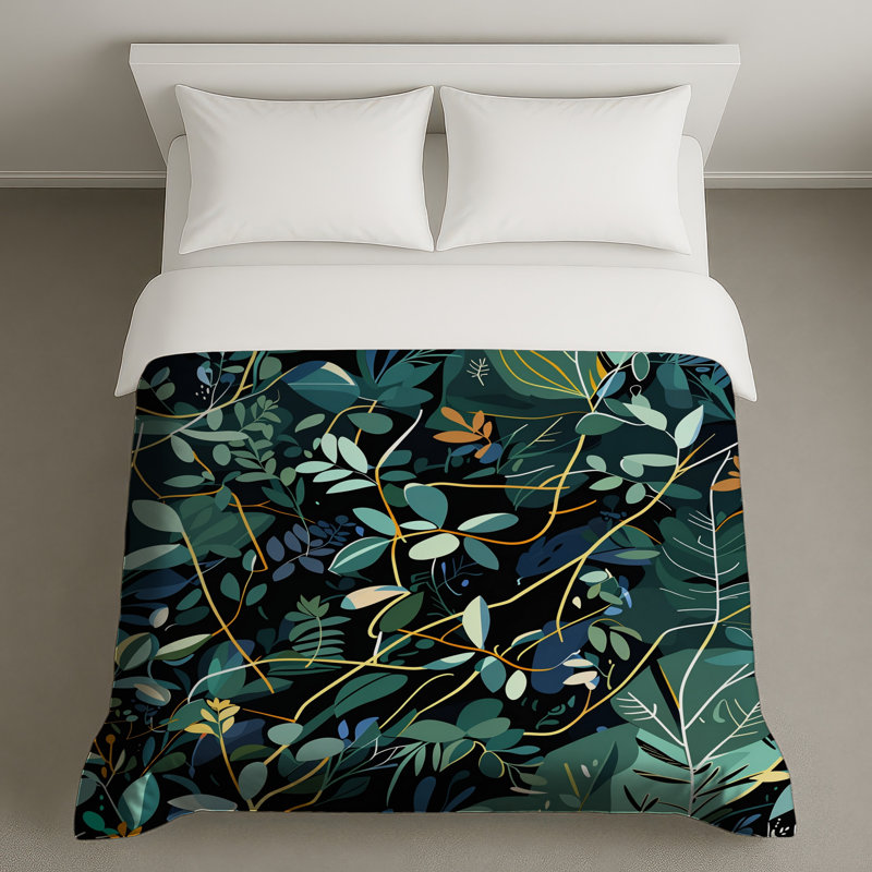 Housse de couette Leafy Vines Bedding, Lit simple