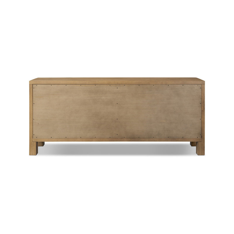 Noeline 6 Drawer Dresser-Worn Oak, Worn Oak