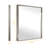 Lohoski Rectangle Wall Mounted Mirror with Aluminum Metal Frame, Beveled Decorative Thin Framed Accent Mirror, Horizontal and Vertical-1222157570-1222157568