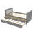 Twin Platform Bed With Drawers And Trundle, Solid Wood Daybed, No Spring Box Needed-772764295