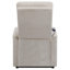 Fauteuil inclinable beige Beige