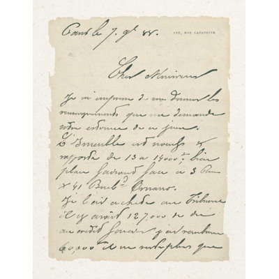 " French Letter II " by Wild Apple Portfolio