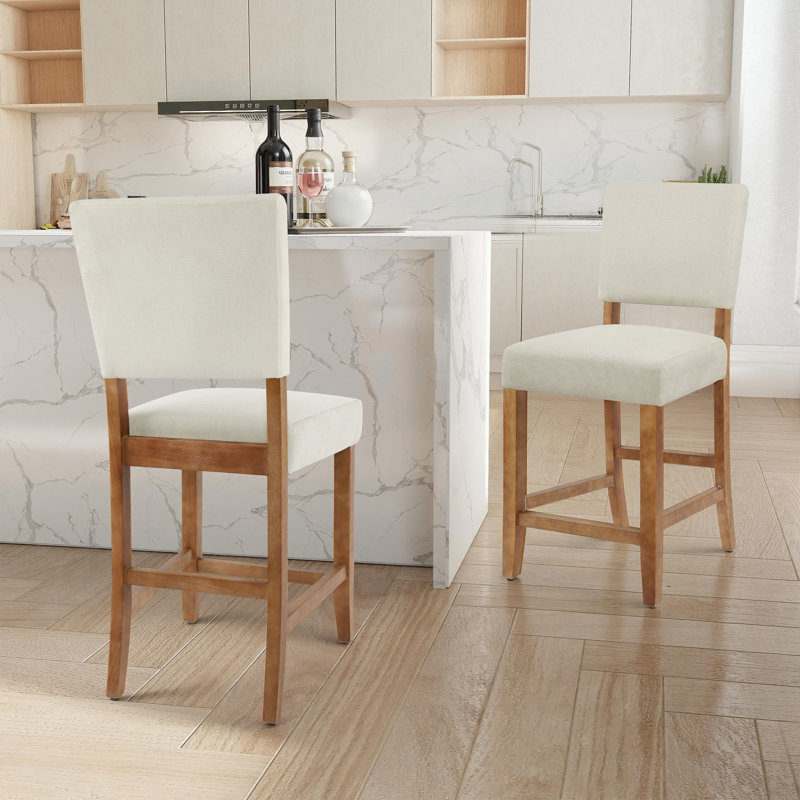 Tabouret de comptoir Ashfield, Beige