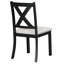 Table de salle à manger extensible 82 pouces 6 pièces avec repose-pieds, 4 chaises de salle à manger rembourrées et banc, 2 rallonges amovibles de 11 po-2072912611-2072912612-2072912614