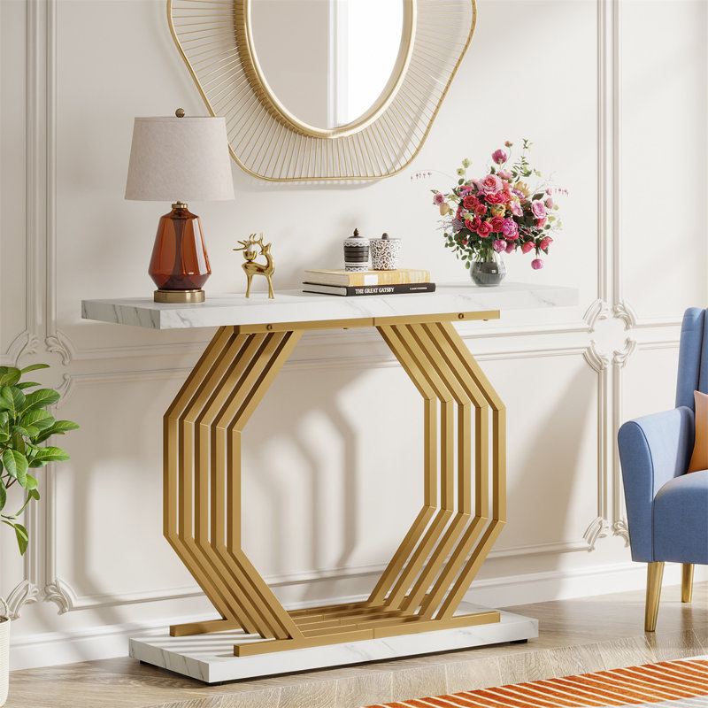 Console 39,37 po Kianalee, Blanc
