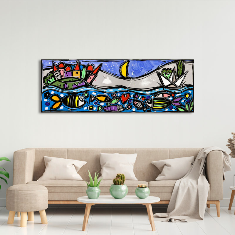 4WA7434 Wrapped Canvas Print, 50cm H x 150cm W