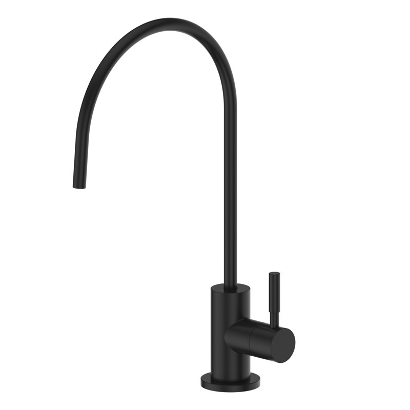 Drink Single Handle Kitchen Faucet with Accessories, Matte Black