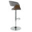 Amein Swivel Upholstered Adjustable Height Counter Stool-440975572