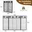 Alvertis 3 Panel Iron Fireplace Screen