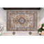 Tapis ivoire et doré Aspers-612702192