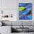 Small Canoes - Retro Boat Framed Canvas for Home Decor
