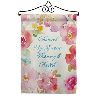 Double Sided 18.5'' H x 13'' W Polyester Garden Flag