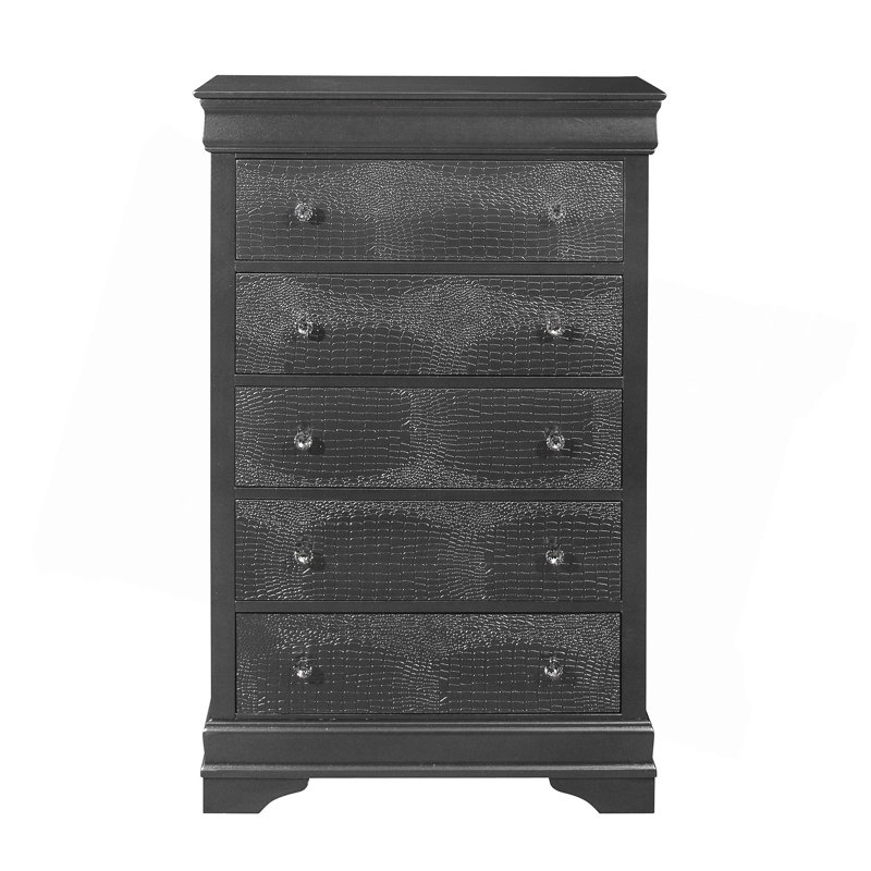 Commode en métal, Noir