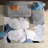 Gray Flowers I Washable Area Rug, Power-loomed, Heavenly Softness with Non-Slipping Backing