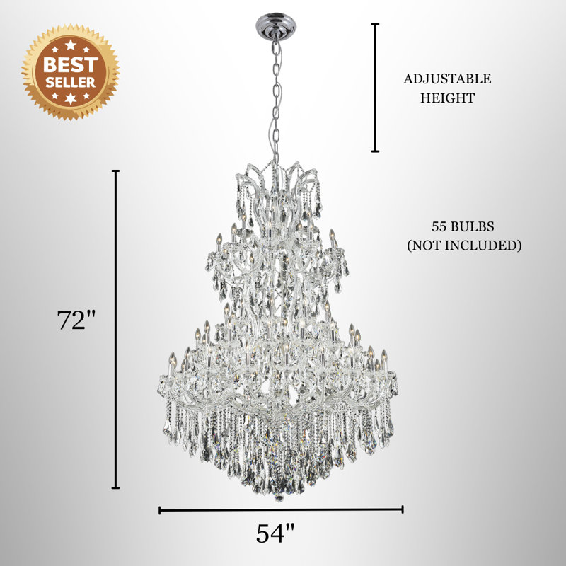 Hampton House Maria Theresa Crystal Chandelier - Thumbnail 3
