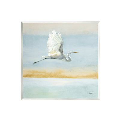 " Flying Heron " Acrylic Painting