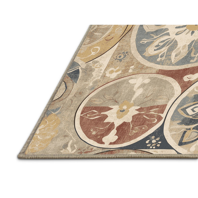 Groovy Line Rug, Round 6'