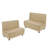 Kid Comfort Collective Modular Sofas, 2-Pack - Sand-124164506
