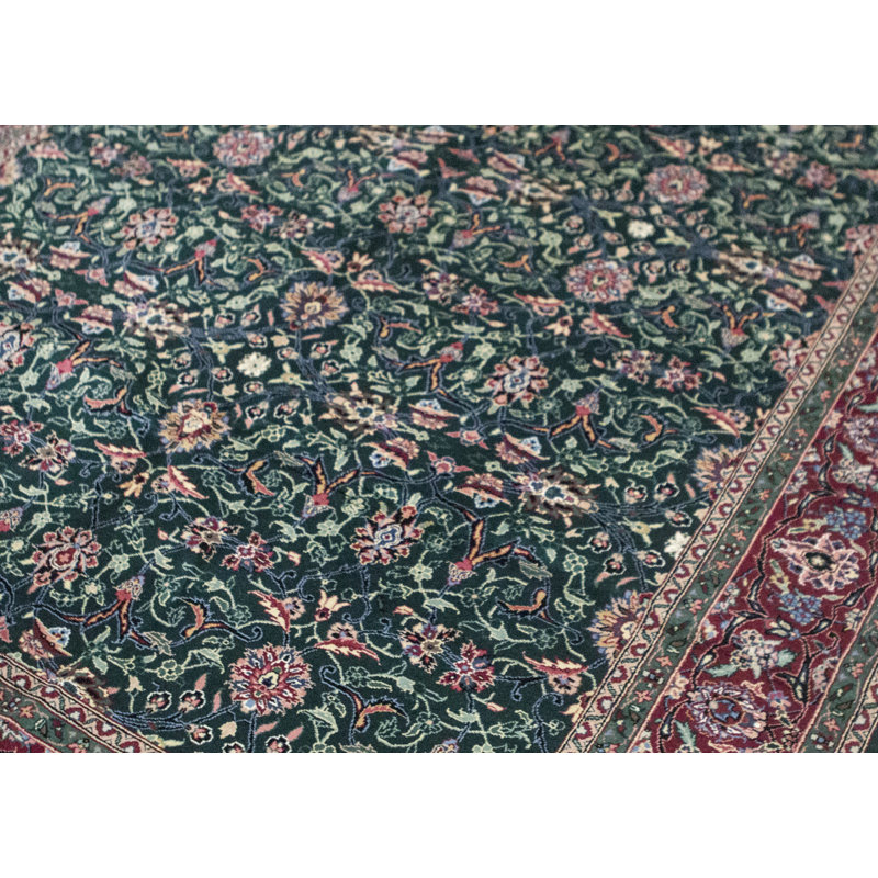 Jahan Wool Oriental Area Rug in Green