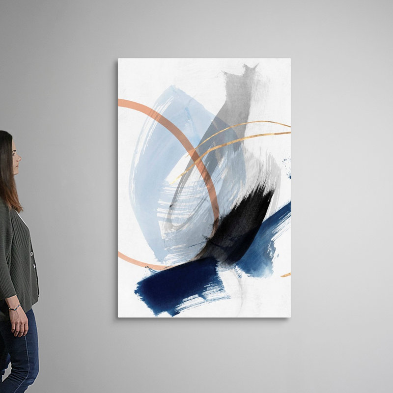 Foreshadow III by PI Studio - Painting on Canvas, Wrapped Canvas, 60" H x 40" W x 1.25" D