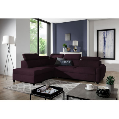 Bustamante 5 Seater Velvet Sofa Bed with Storage