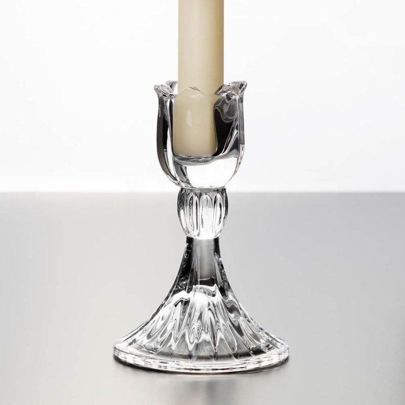 Bougeoir de table en verre 15 po