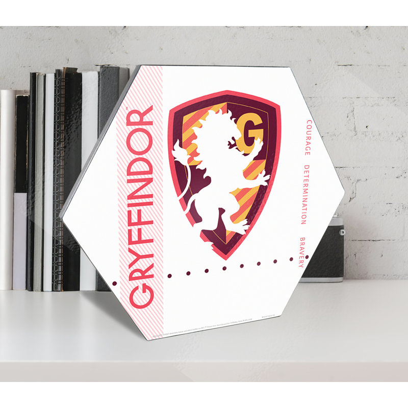 Impression sur bois Harry Potter (bouclier de Gryffondor)