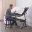 Crase Adjustable Metal Base Drafting Table