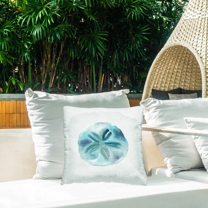 Coussin extérieur Blue Sand Dollar Beach