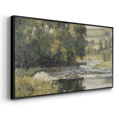 Série paysage - MCxxxix - Toile tendue avec châssis encadré - Prêt à être accroché