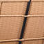 Banc de rangement extérieur en PE rotin 70Gal