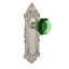 Victorian Plate with Waldorf Emerald Door Knob-1716549046-1716549045