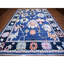 Tapis angus afghan Oushak en laine noué à la main 10 pi x 13 pi 9 po FE0F4EFDD4A144F5B153725BD6ED946E