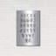 «Flower Alphabet In White» par House Fenway-1201033064