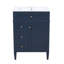 Meuble-lavabo 24 po avec lavabo supérieur, meuble-lavabo moderne avec 2 tiroirs et un tiroir basculant, meuble-lavabo simple-1232165324-1232165325