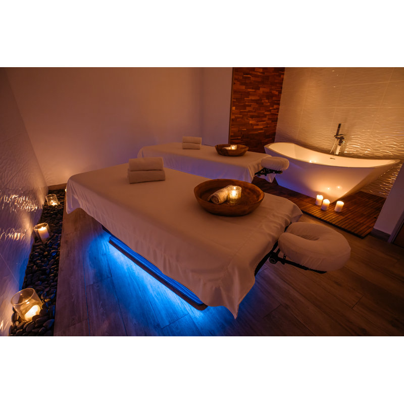 Denali 70'' L Freestanding Soaking Bathtub, Glossy White