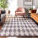 Premium Machine Washable Cerrito AMF578 Purple Rug