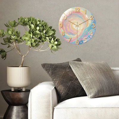Horloge murale 12 po Pastel