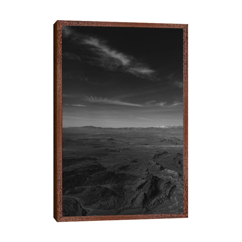 Over Las Vegas by Bethany Young - Print on Canvas, Classic Brown Wood Framed, 101.6cm H x 66.04cm W x 3.81cm D