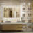 Svenn Recessed Lighted Medicine Cabinet With Mirror, 3 Adjustable Shelves, Beveled Design, Defogger, Outlets & Usbs-916662571-927469263
