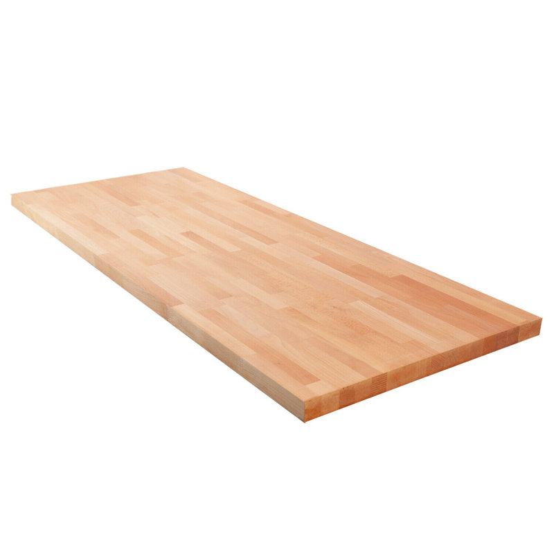 Baldivis Solid Wood Top Workbench Top, 4cm H x 200cm L x 64cm W